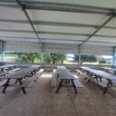 Outdoor undercover eating area