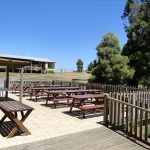 Outside dining area